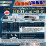 Advanced Syringe Pump Series MS-31 and MS-51 (Precision & Safety in Infusion Therapy)