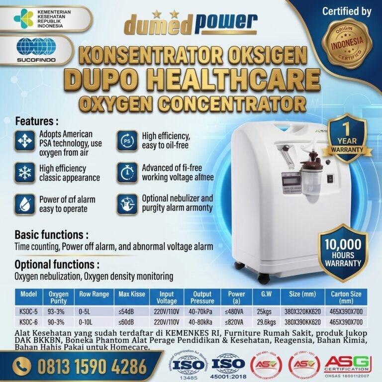 Jual Konsentrator Oksigen Dupo Healthcare Resmi Kemenkes RI