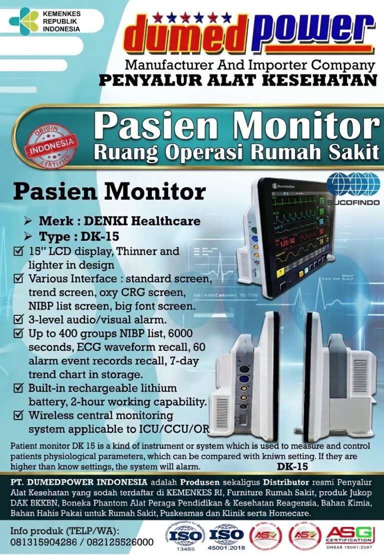Jual Pasien Monitor DK-15 Murah Bergaransi Resmi