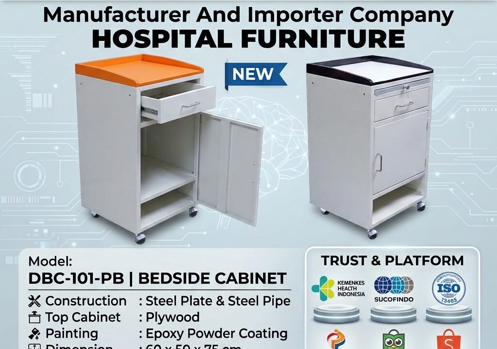 Jual Bedside Cabinet DBC-101-PB Dumedpower Resmi