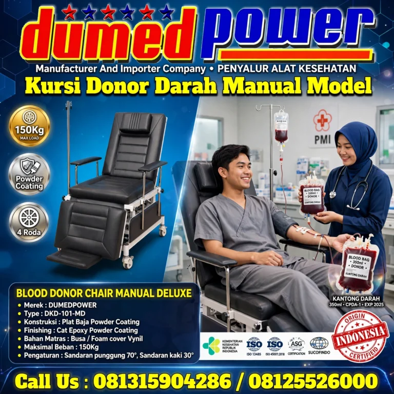 Jual Kursi Donor Darah PMI dan Rumah Sakit Manual DUMEDPOWER