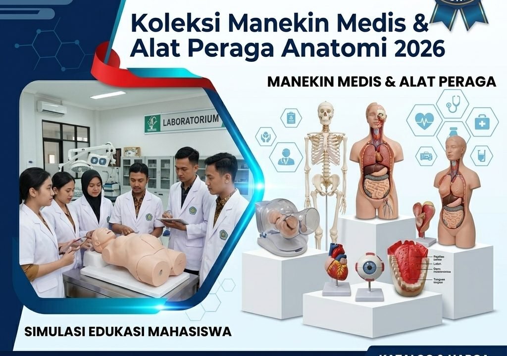 Jual Manekin Medis dan Alat Peraga Phantom Simulasi Edukasi Mahasiswa Kesehatan