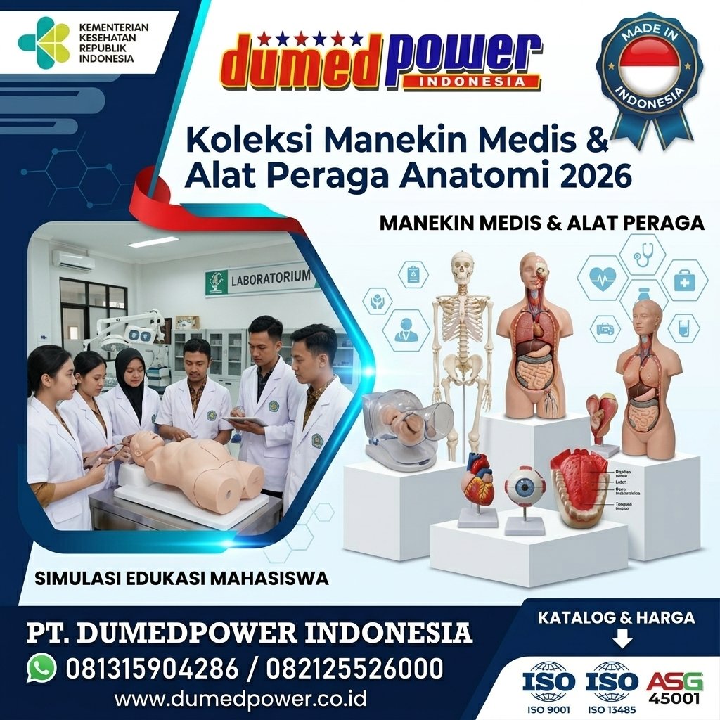 Jual Manekin Medis dan Alat Peraga Phantom Simulasi Edukasi Mahasiswa Kesehatan