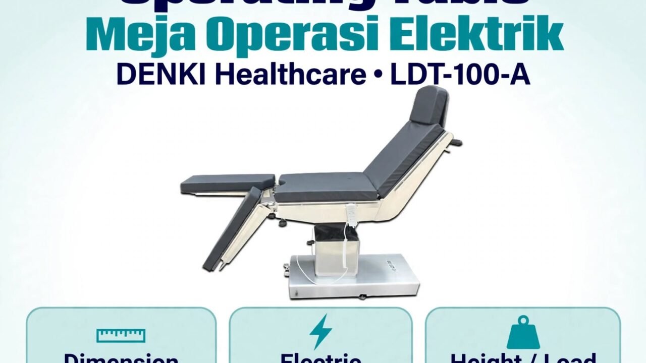 Jual Meja Operasi Elektrik DENKI Healthcare LDT-100-A Termurah