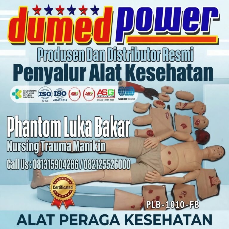 Jual Phantom Luka Bakar - Nursing Trauma Manikin PLB-1010-FB Bahan Karet Silikon