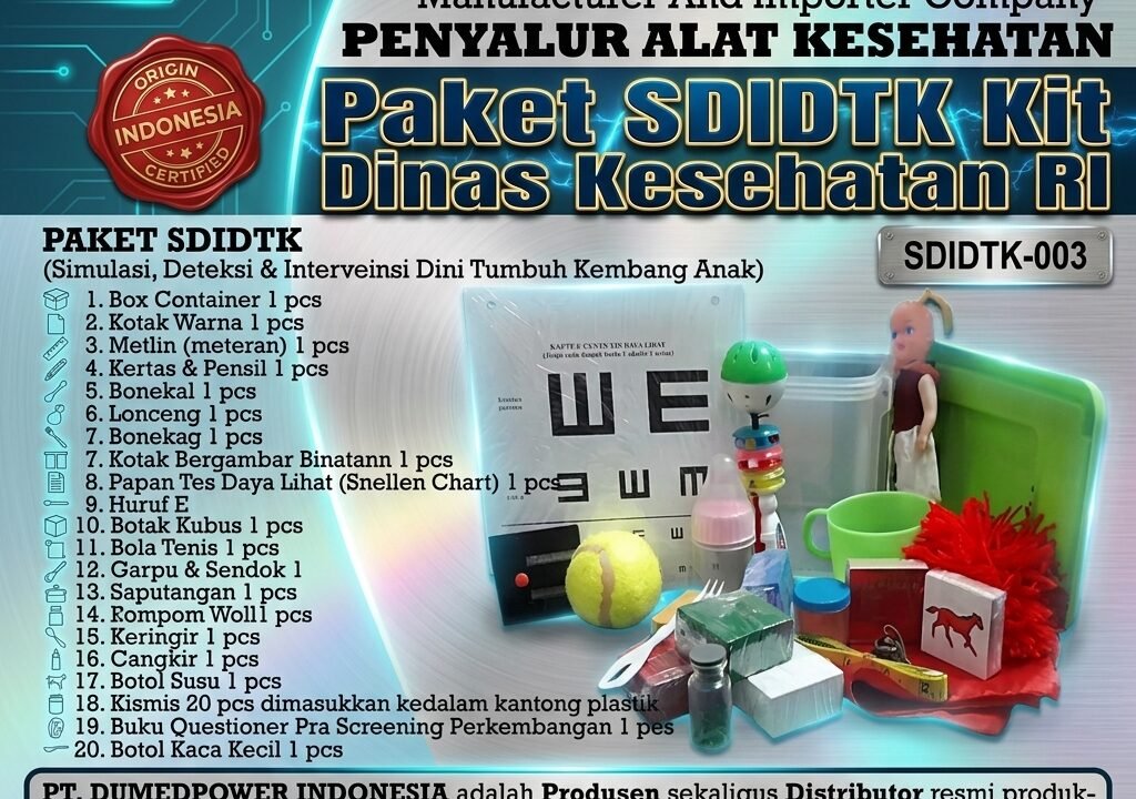 Jual Paket SDIDTK Kit Dinas Kesehatan RI (SDIDTK-003) - PT Dumedpower Indonesia