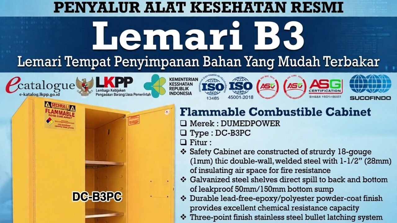 Lemari B3 DUMEDPOWER DC-B3PC Jual Resmi Inaproc Versi 6