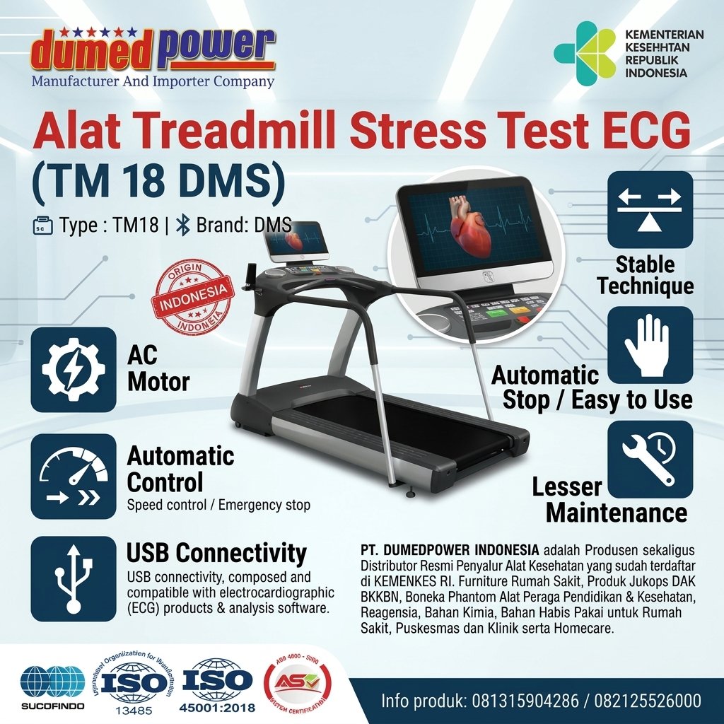 Jual Treadmill ECG TM18 DMS PT Dumedpower Indonesia