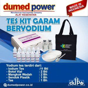 Cairan Reagen Tes Kit Garam Beryodium / Alat Uji Kadar Iodium Garam Dapur Praktis